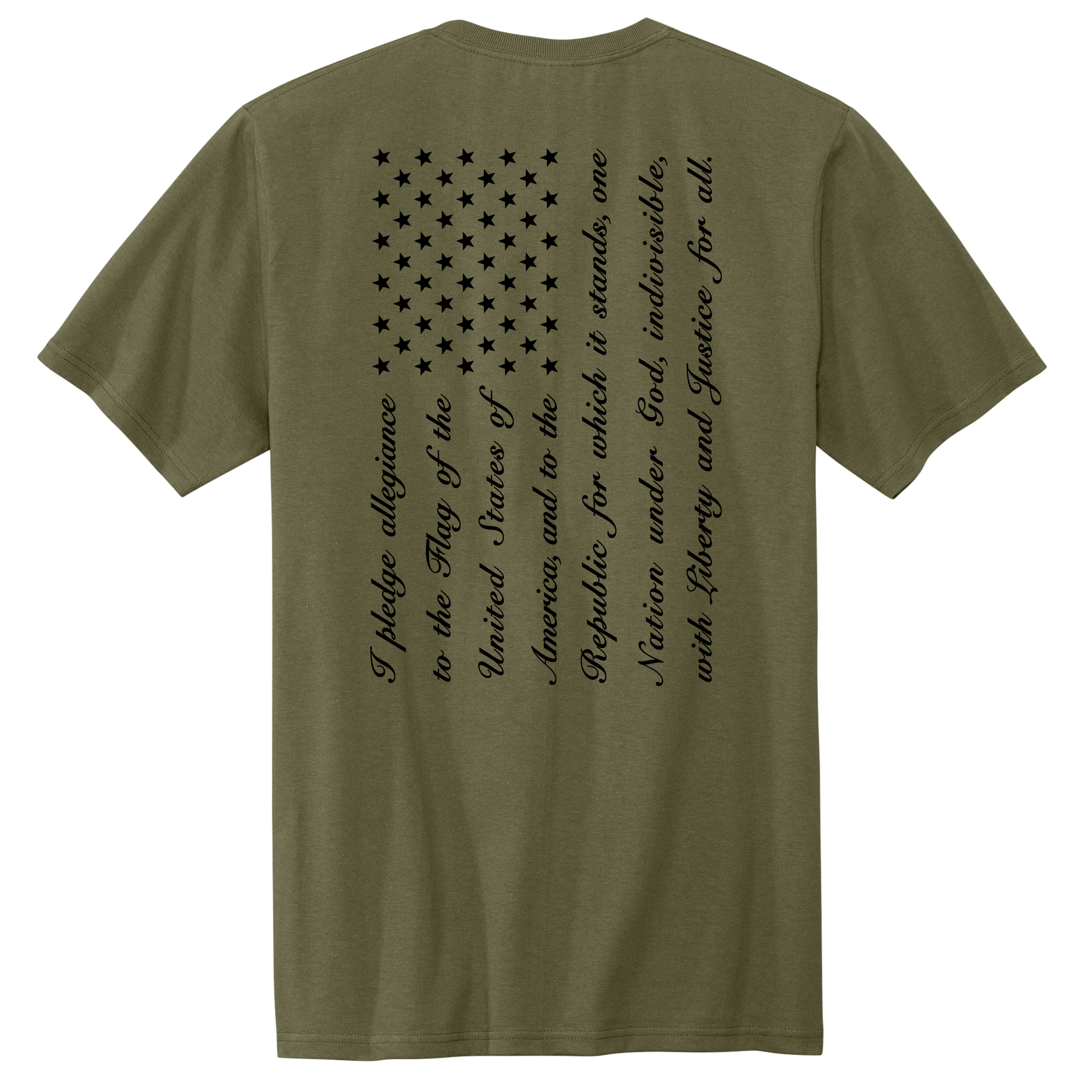 Pledge Allegiance Flag Unisex Short Sleeve Shirt