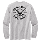 Faith Family Freedom Unisex Long Sleeve Shirt