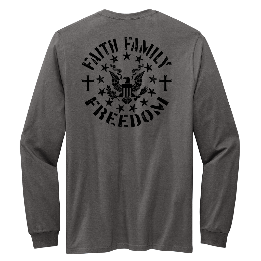 Faith Family Freedom Unisex Long Sleeve Shirt