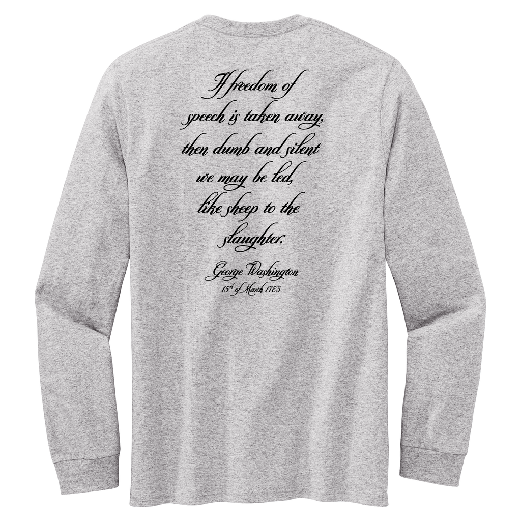 George Washington Newburgh Address Quote Unisex Long Sleeve Shirt