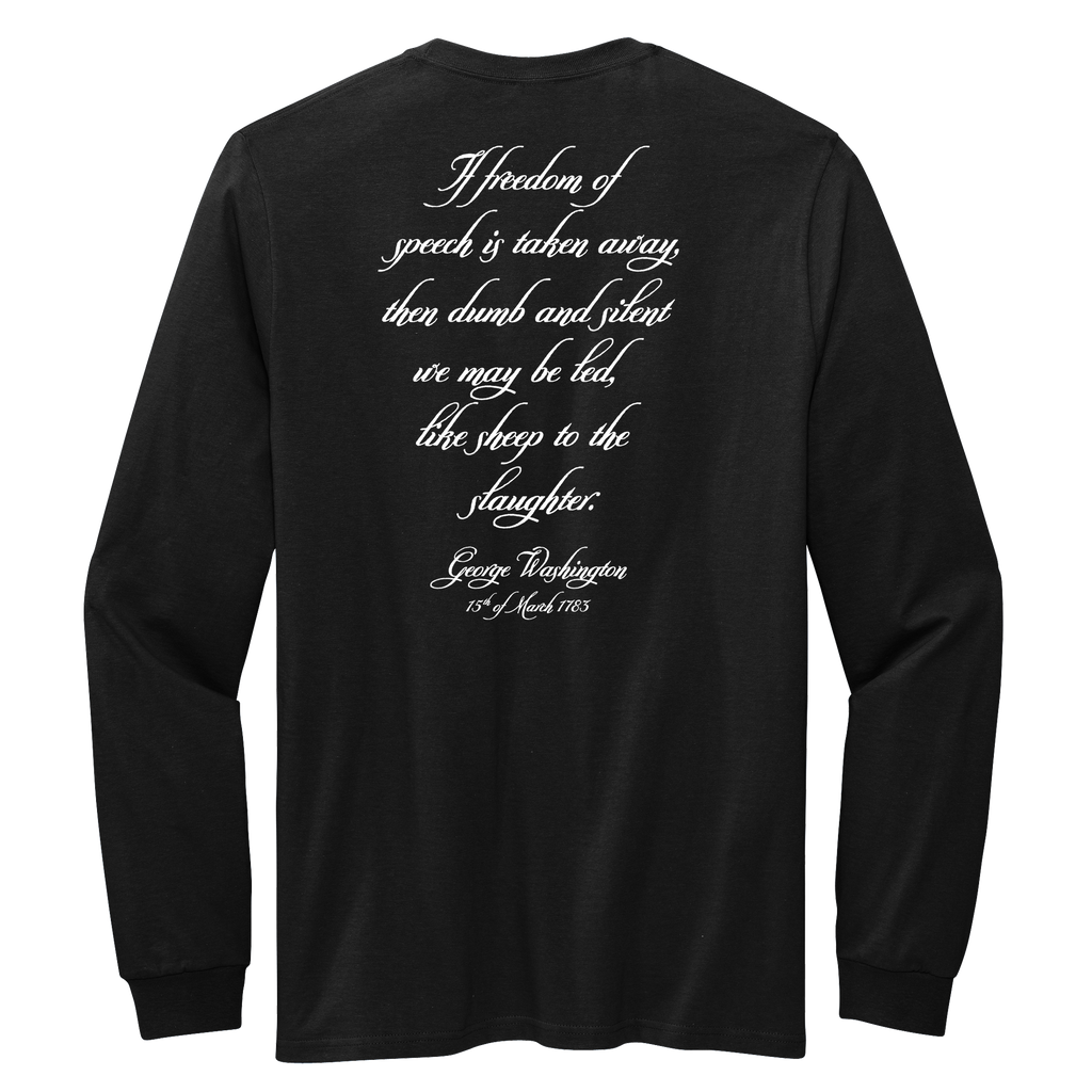 George Washington Newburgh Address Quote Unisex Long Sleeve Shirt