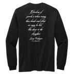 George Washington Newburgh Address Quote Unisex Long Sleeve Shirt