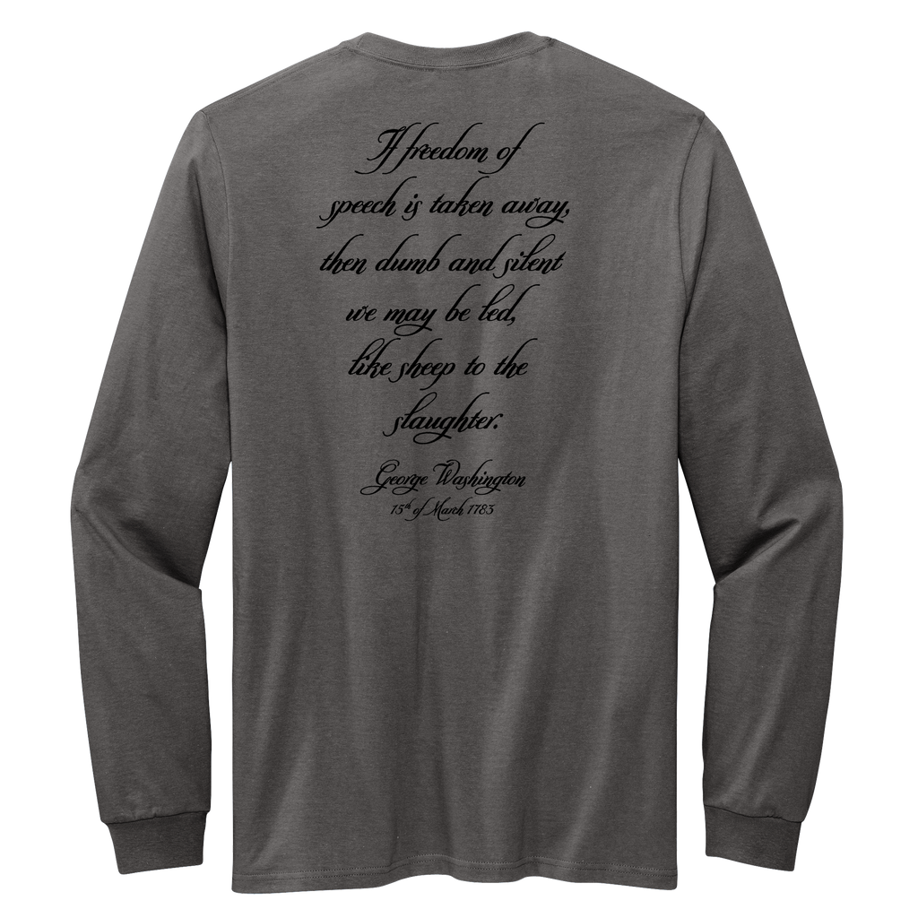 George Washington Newburgh Address Quote Unisex Long Sleeve Shirt