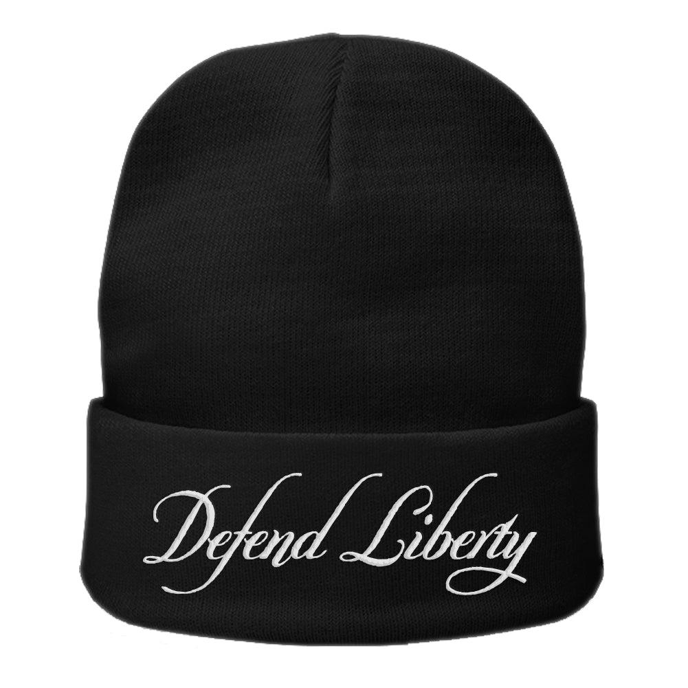 Defend Liberty Cuffed Beanie