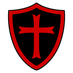 Crusader Shield Vinyl Sticker