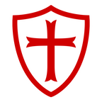 Crusader Shield Vinyl Sticker